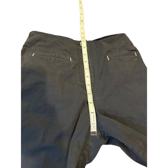 ANTHROPOLOGIE MAEVE Black Stretch Chino Utility Basic Everyday Y2K Women's 4 - Picture 6 of 11